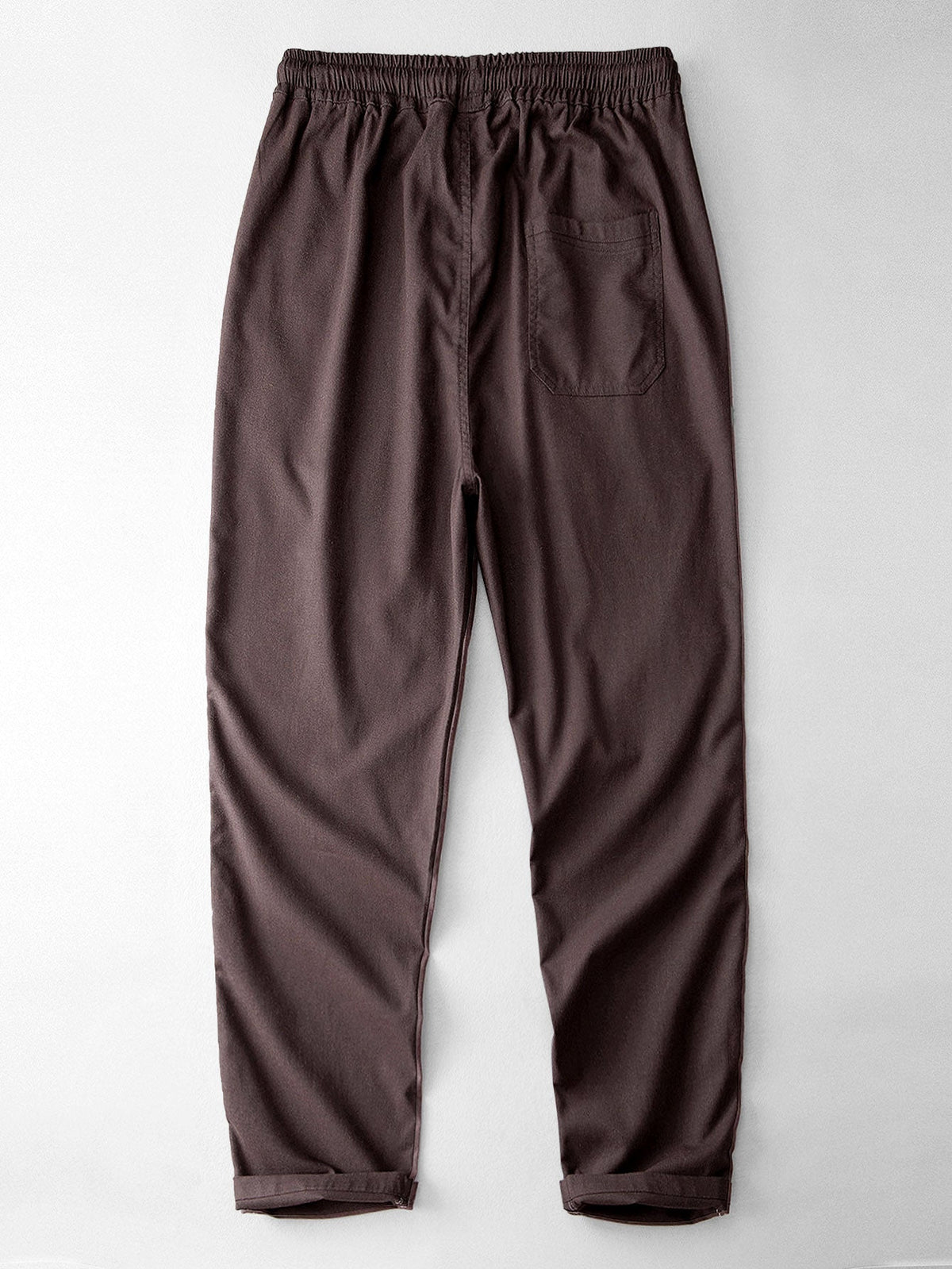HARPER | Straight-leg pants with linen blend