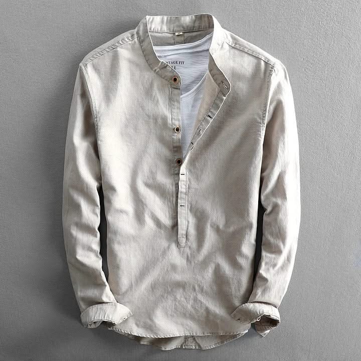 CORDEN | Shirt with mandarin collar
