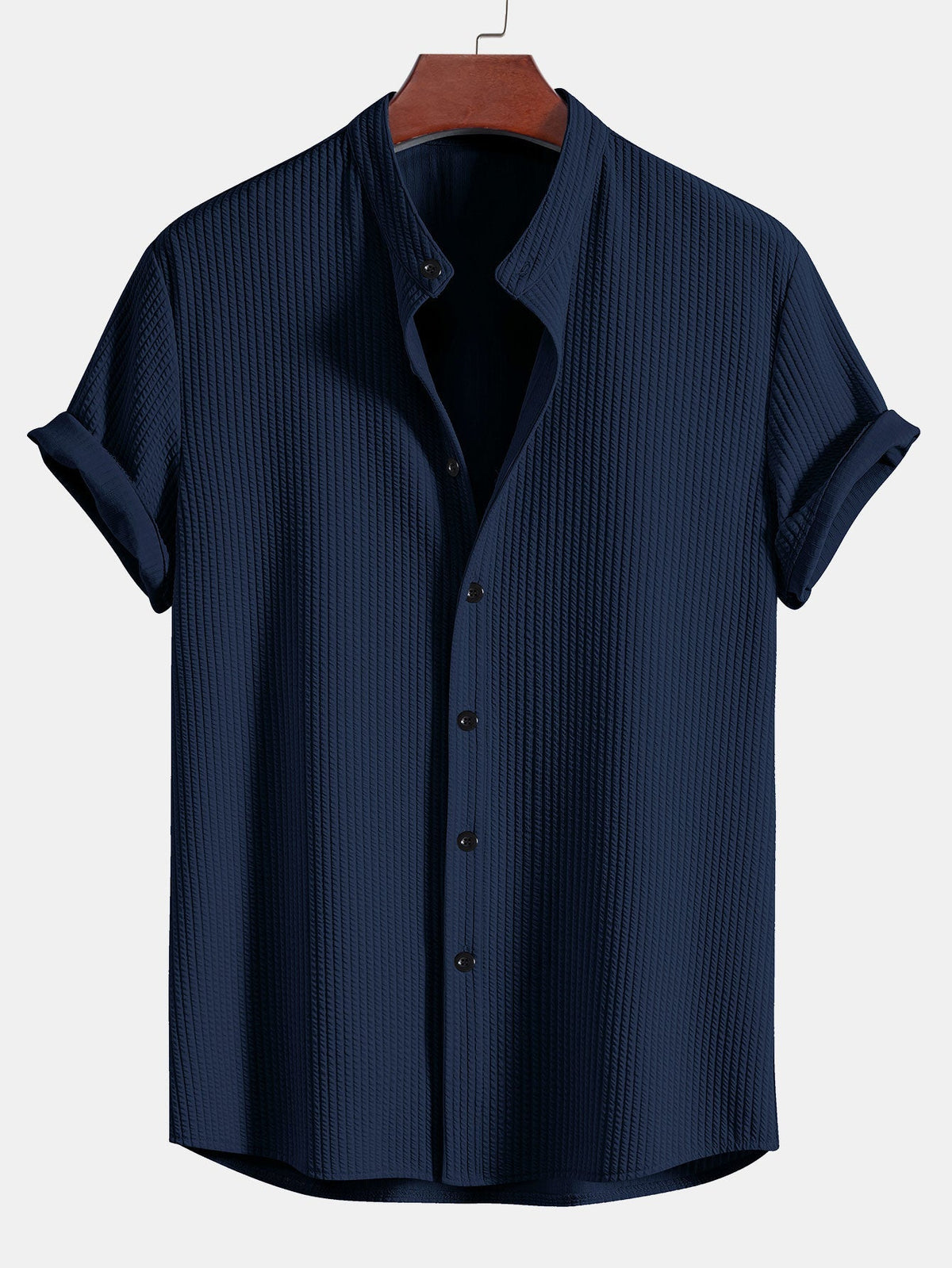 GRAYSON | Muscle fit shirt with stand collar