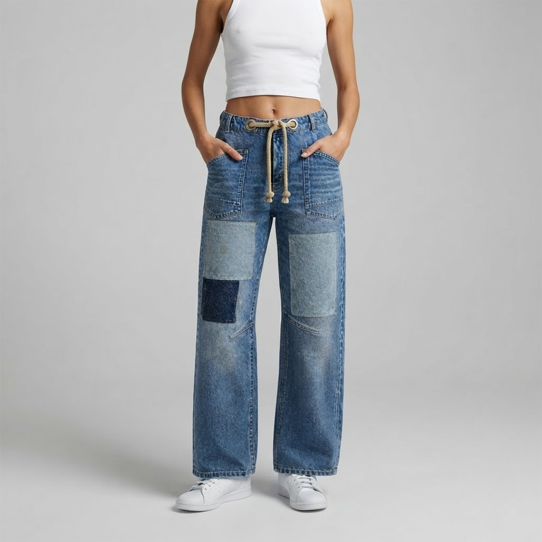 CHLOE | Jeans with patchwork detail