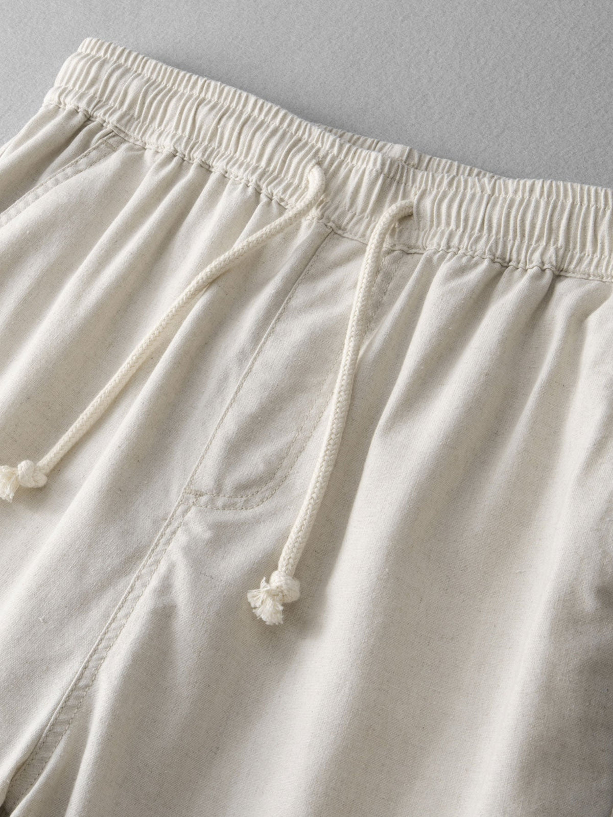 SOPHIA | Straight-leg pants with linen blend