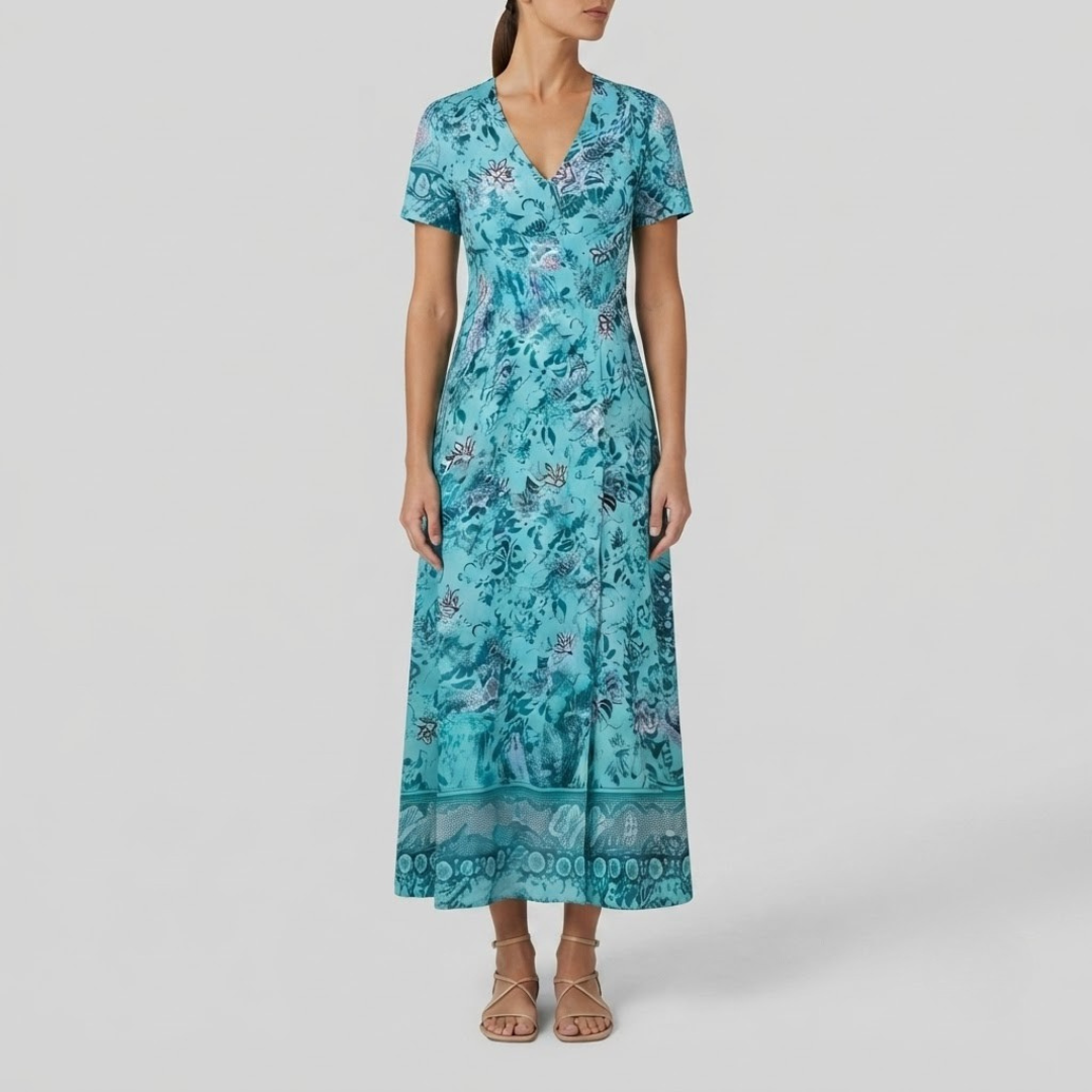 WIENA | Midi dress with floral print