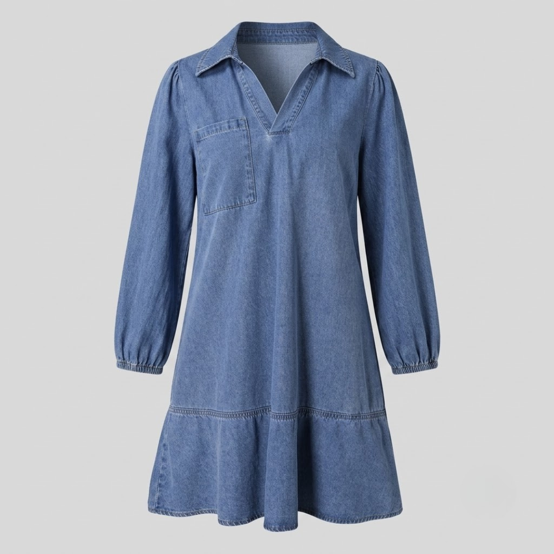 LAYLA | Dress with puff sleeves