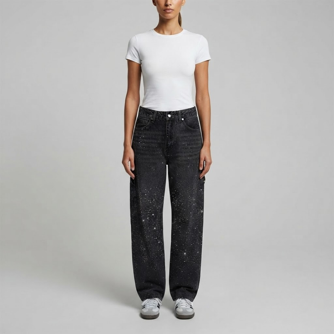 ABIGAIL | Balloon pants with tapered ankle