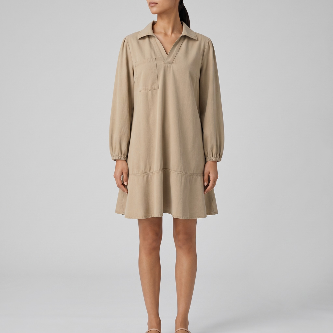 LAYLA | Dress with puff sleeves