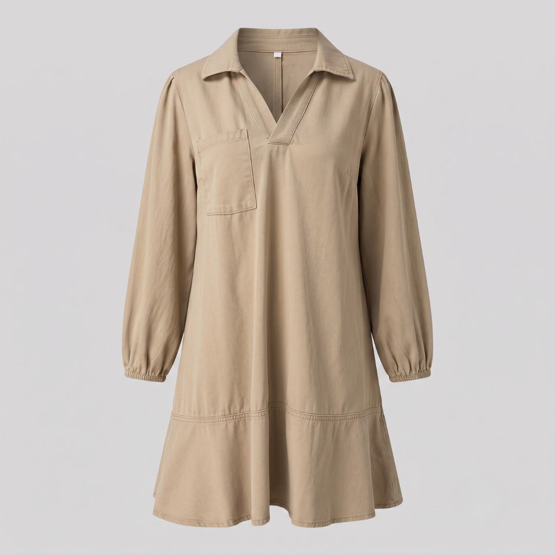 LAYLA | Dress with puff sleeves