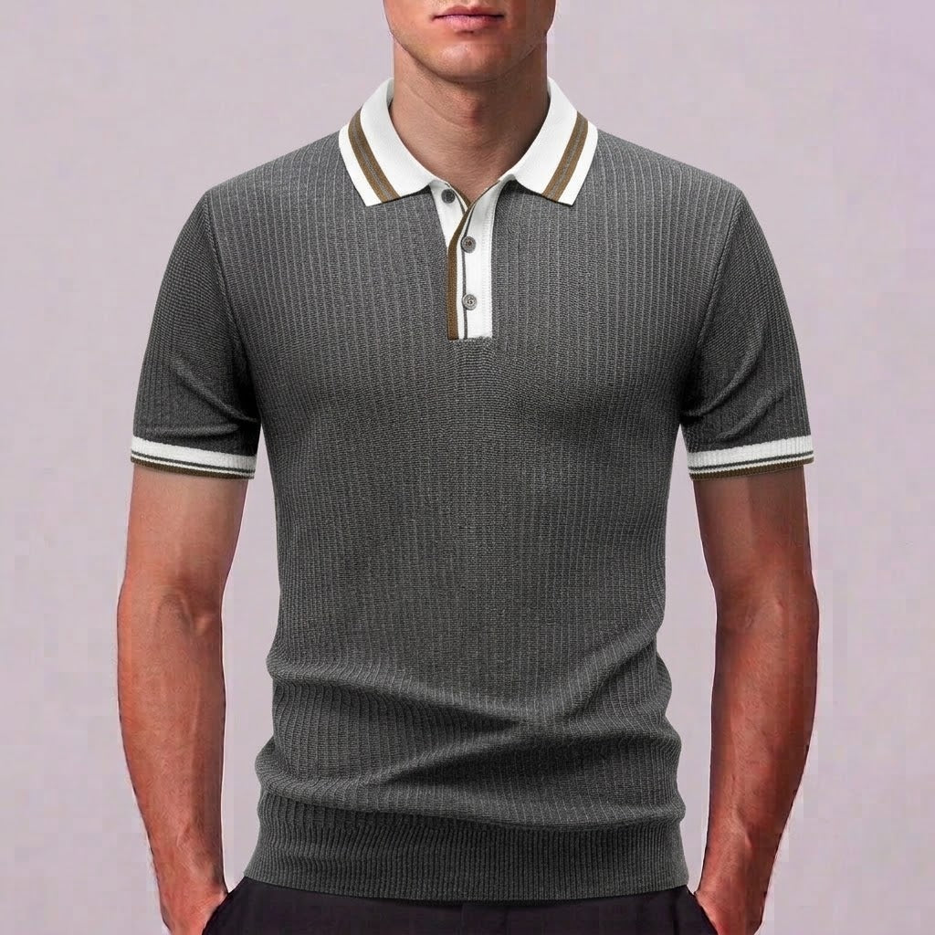 JAMES | Polo with contrast piping