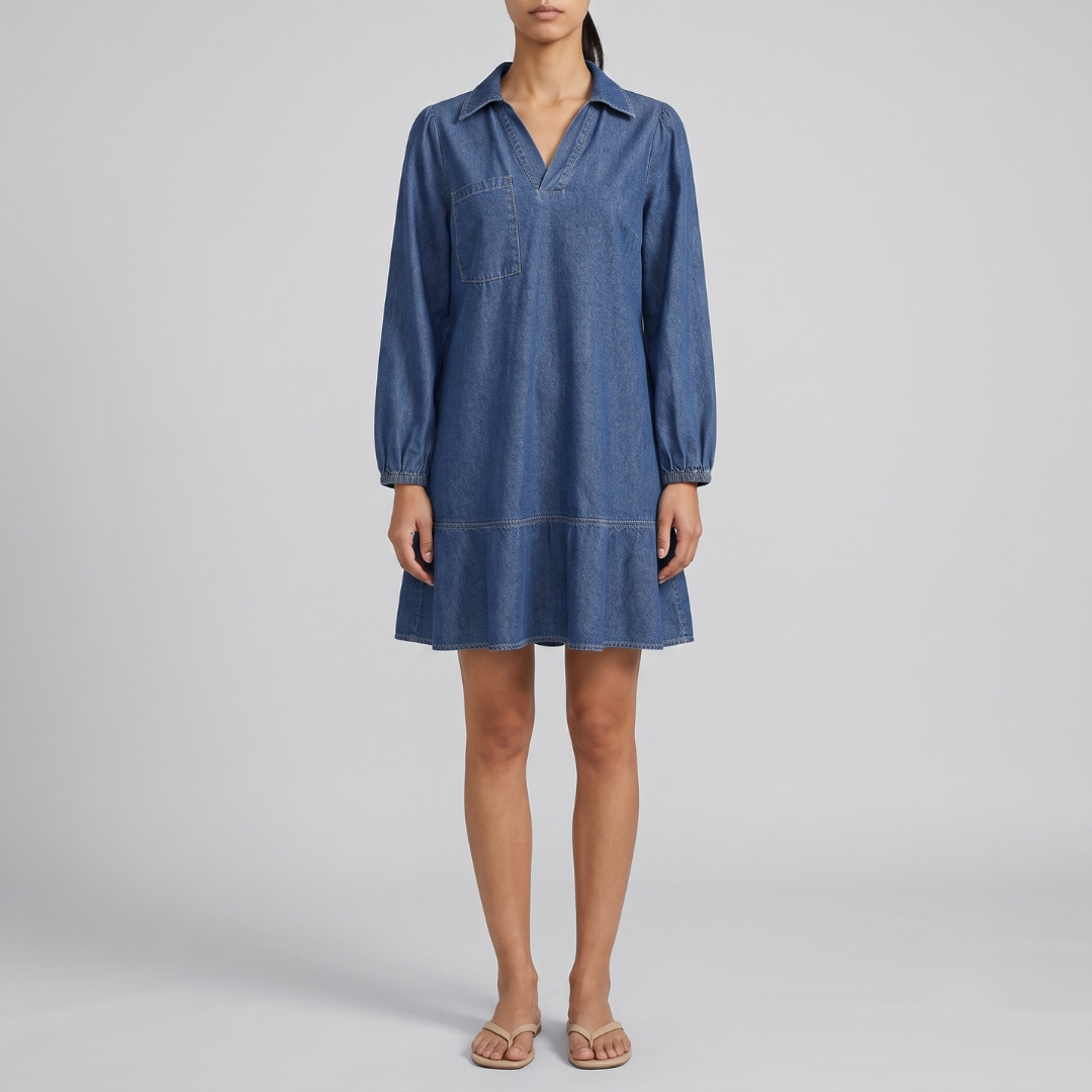 LAYLA | Dress with puff sleeves