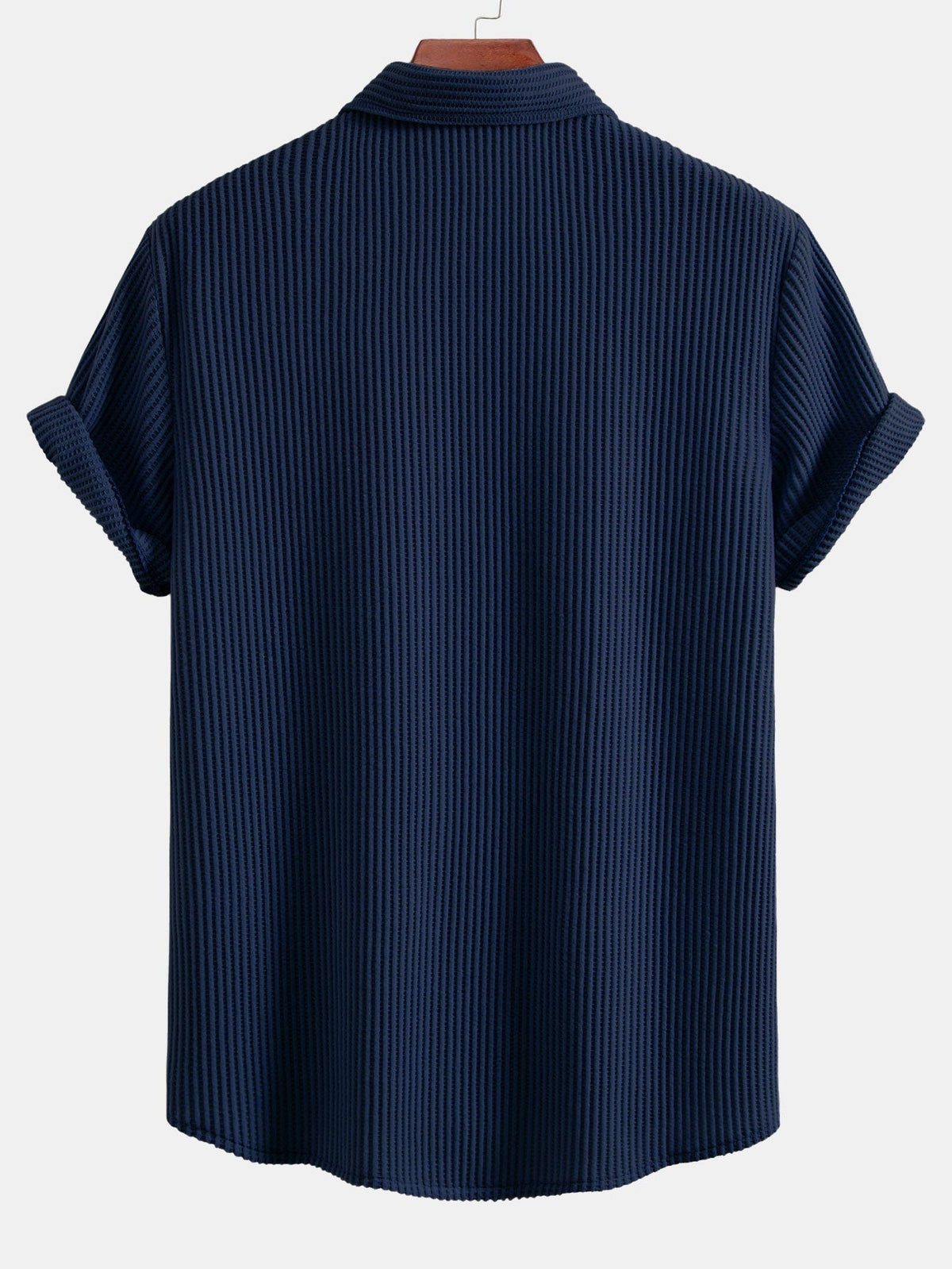NOAH | Button shirt with waffle texture
