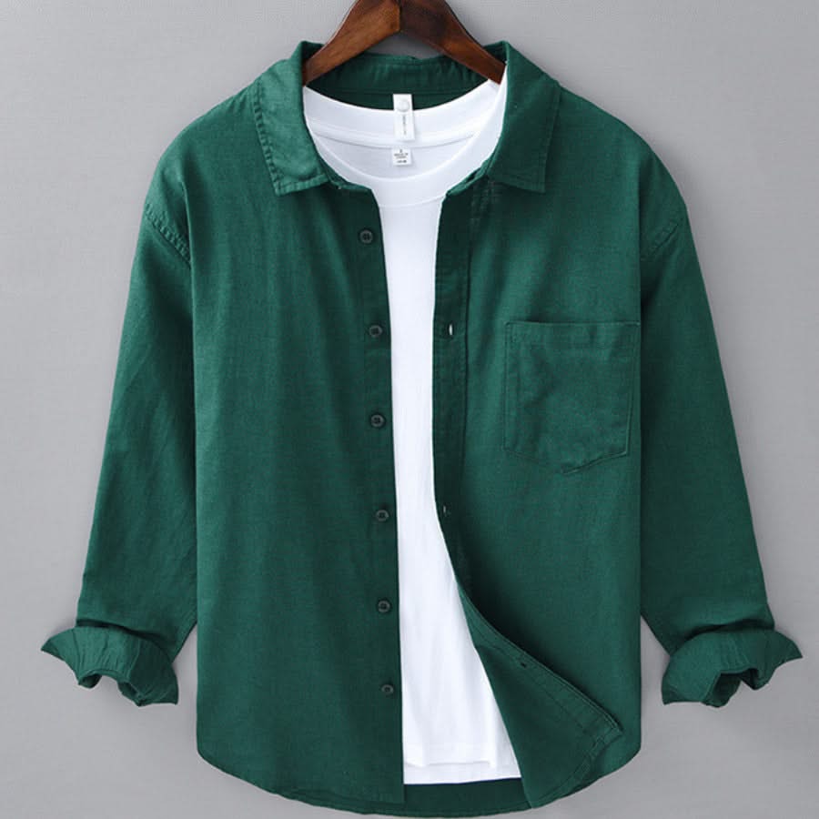 MARINER | Linen-look shirt with relaxed fit