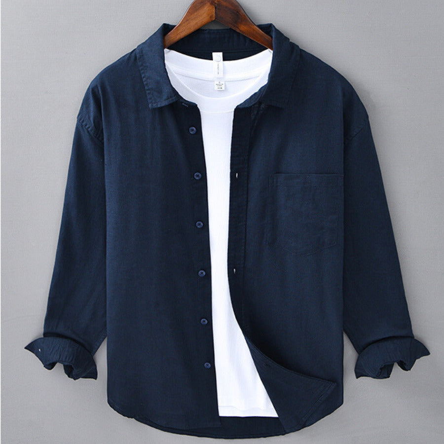 EZRA | Shirt with button-down front