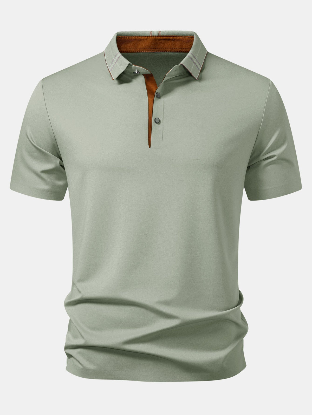 ELIJAH | Polo with plaid collar