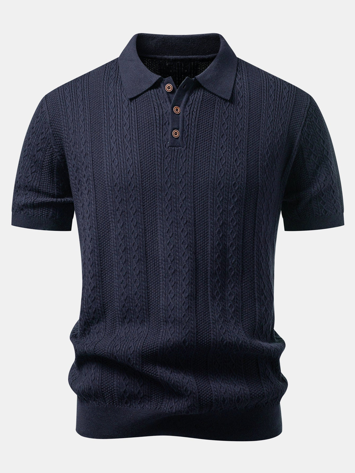 JASPER | Polo with geometric jacquard