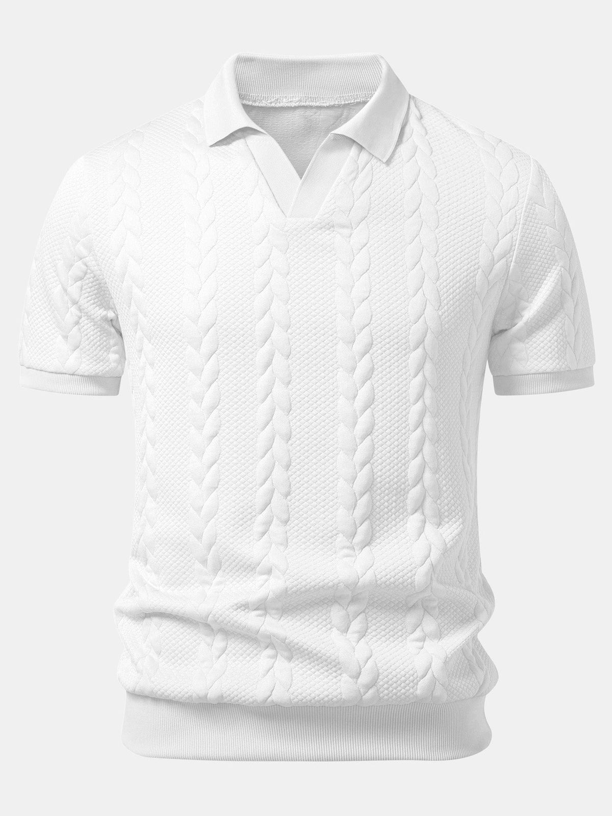 MADISON | Polo with V-neck