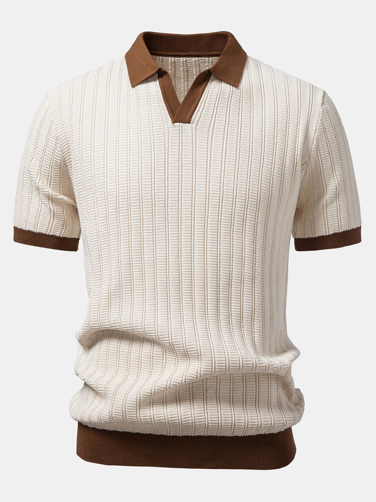 MORGAN | Polo shirt with Johnny collar