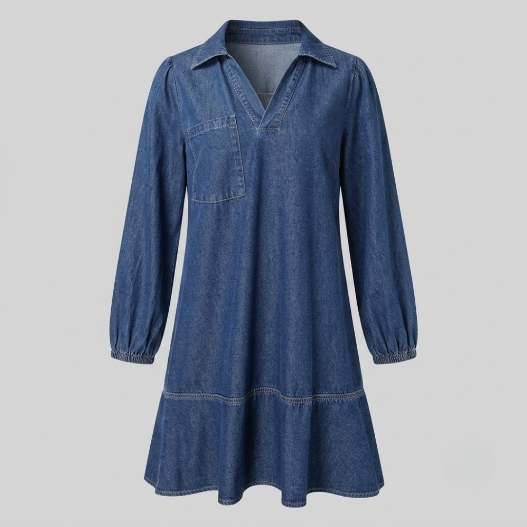LAYLA | Dress with puff sleeves