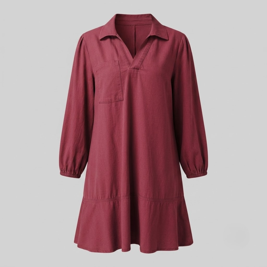 LAYLA | Dress with puff sleeves