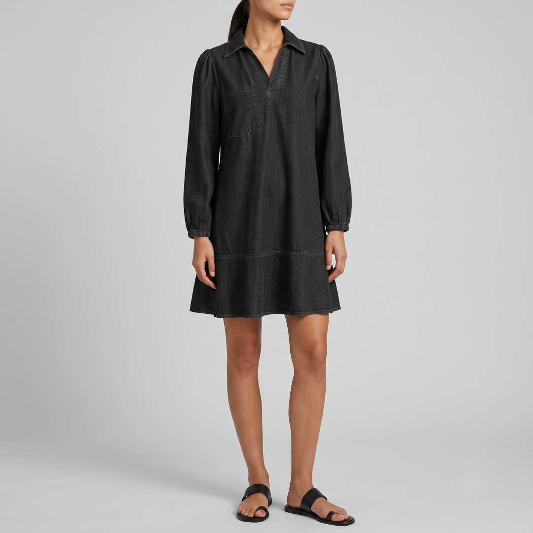 LAYLA | Dress with puff sleeves