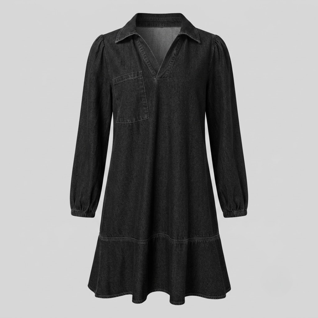 LAYLA | Dress with puff sleeves