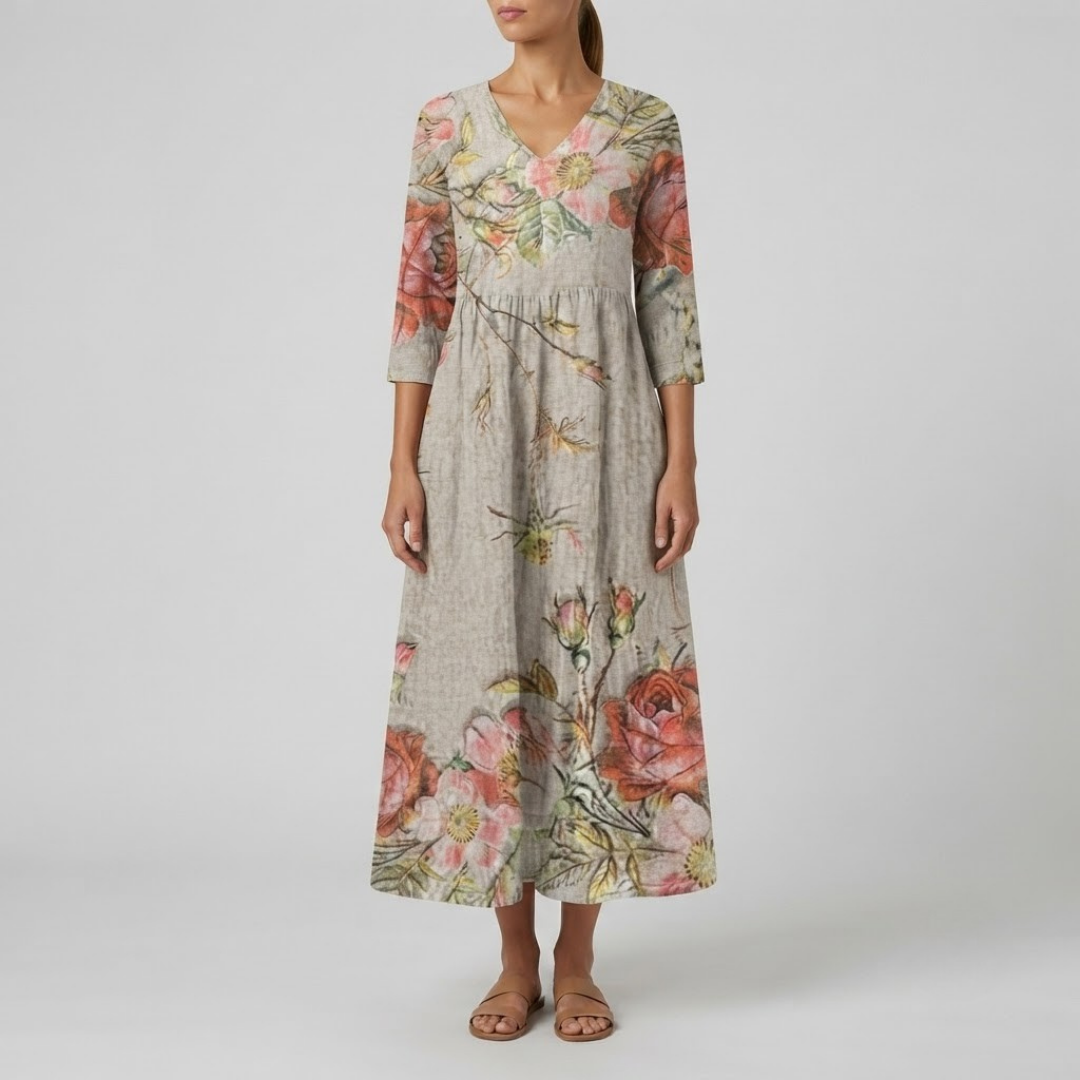 EMERY | Maxi dress with floral print