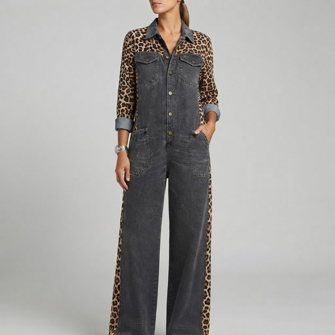 ZOE | Jumpsuit with shirt-inspired silhouette