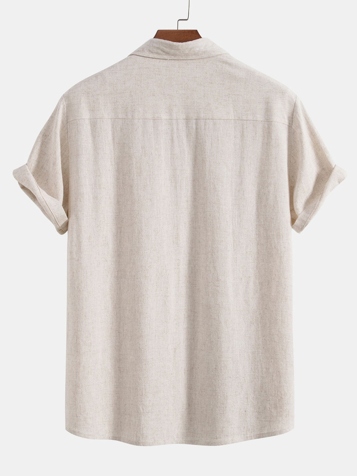WYATT | Button shirt with linen-rayon blend