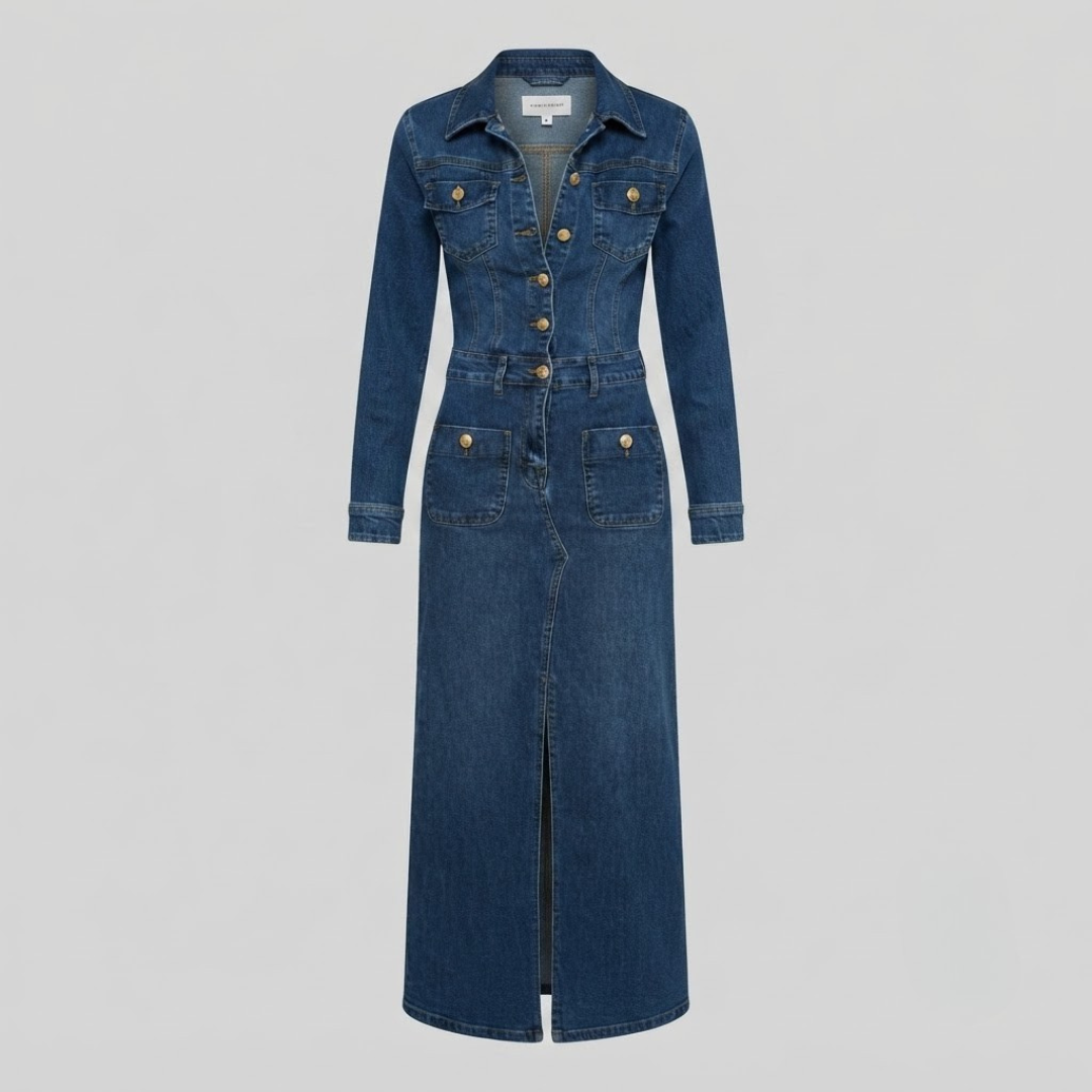 MIA | Midi dress with button-front