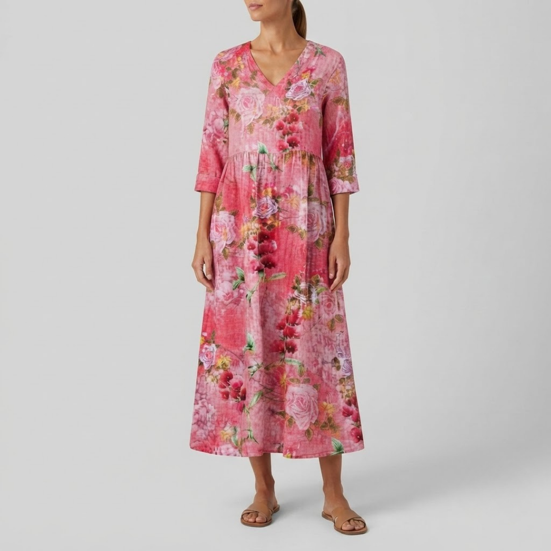 EMERY | Maxi dress with floral print