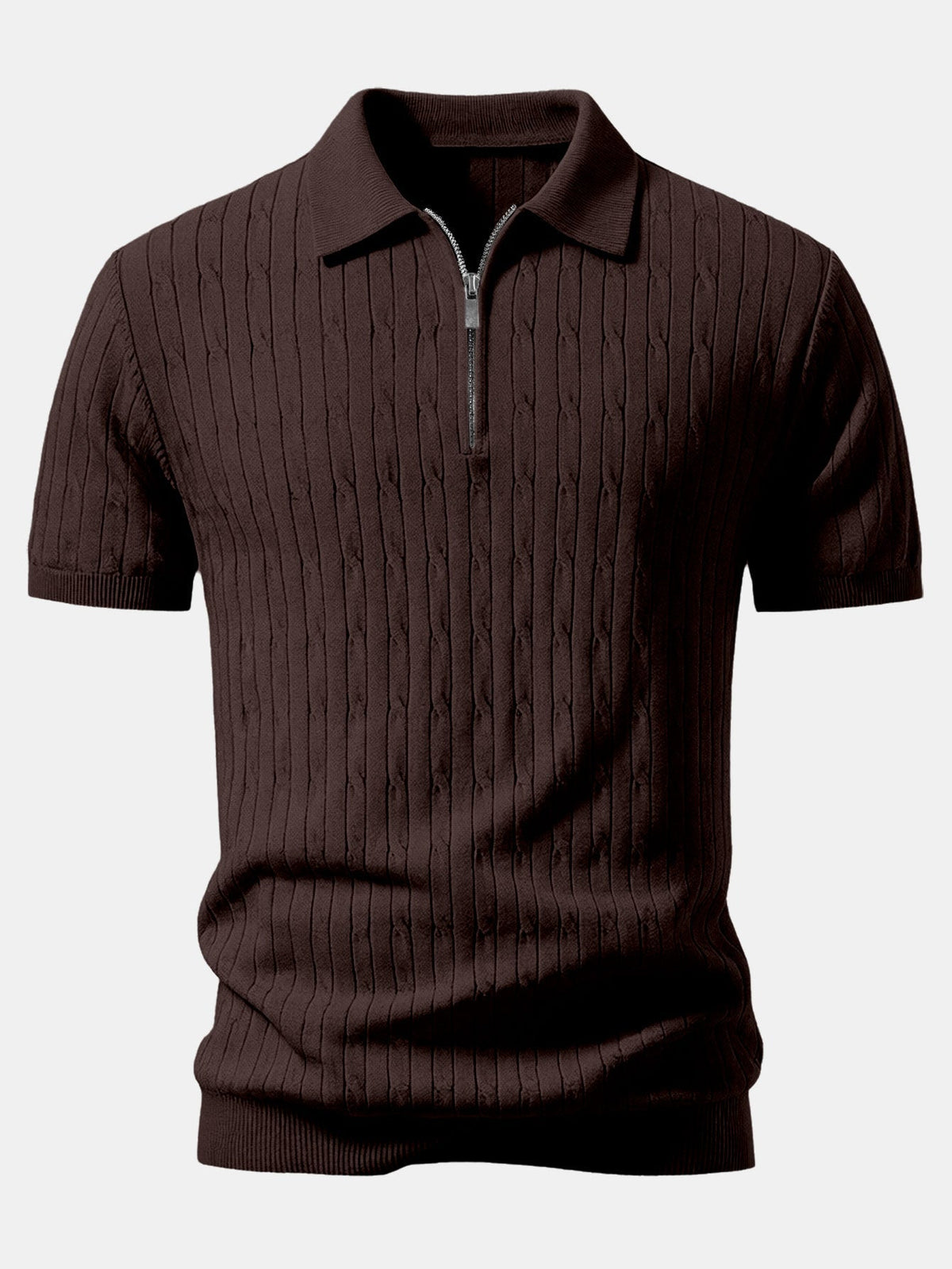 WYATT | Polo with zip collar