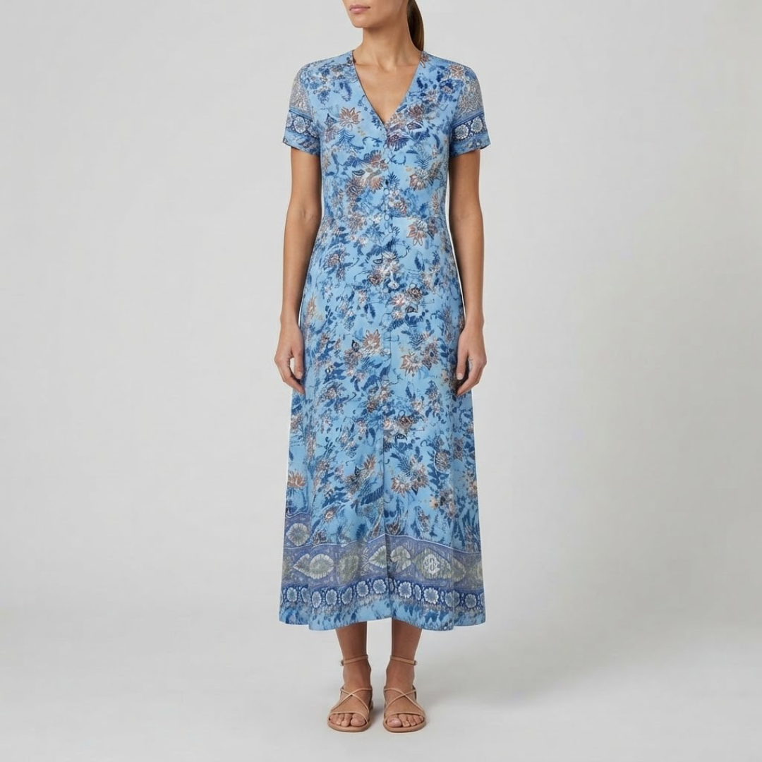 WIENA | Midi dress with floral print