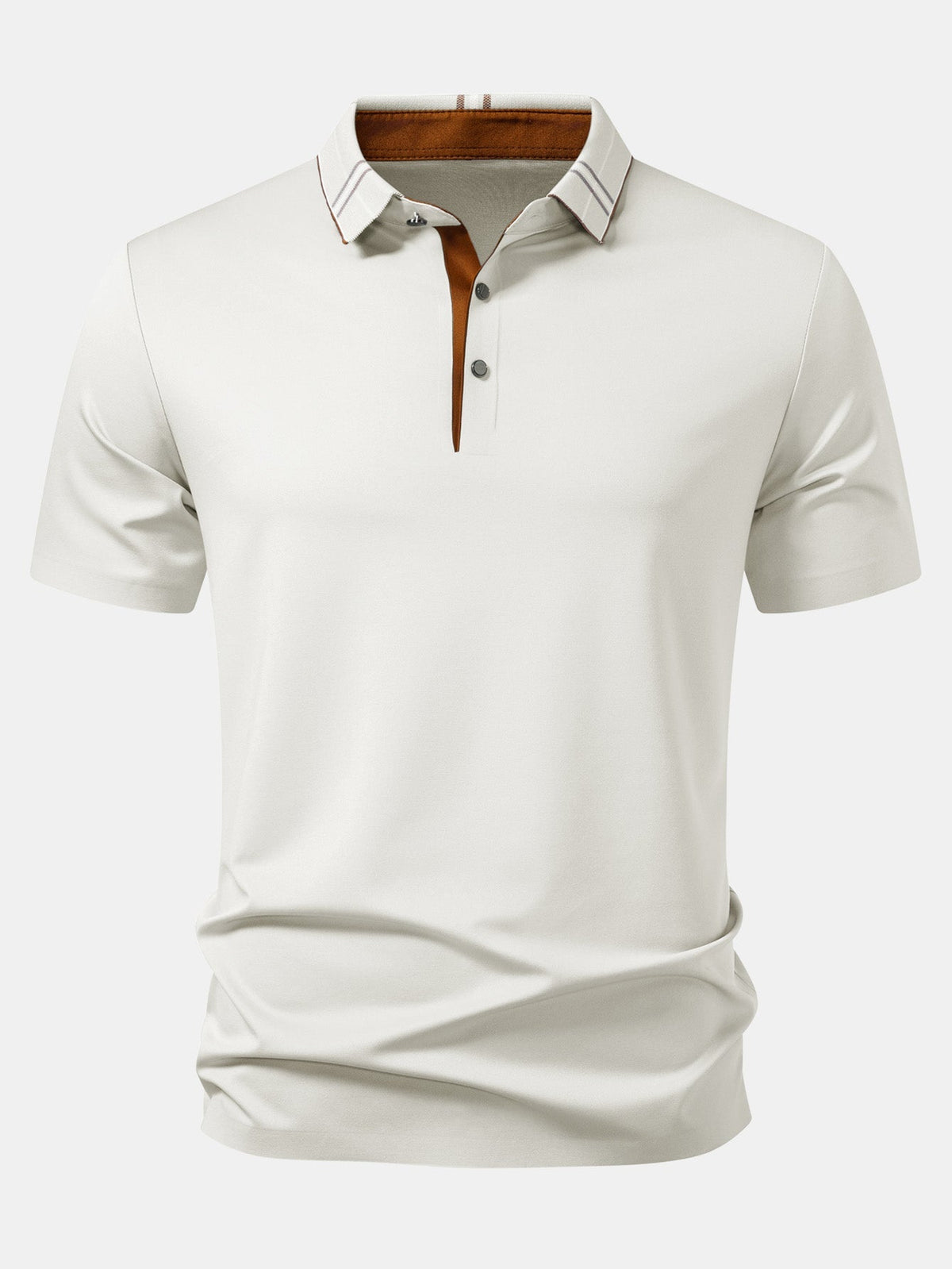 ELIJAH | Polo with plaid collar