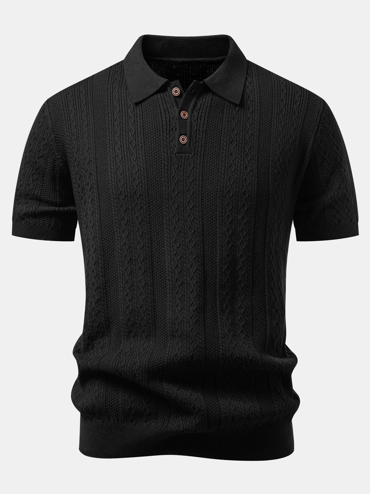 JASPER | Polo with geometric jacquard