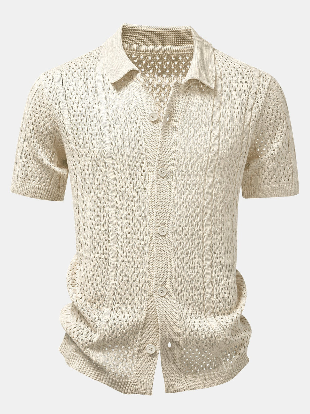 JACKSON | Open-knit shirt with relaxed fit