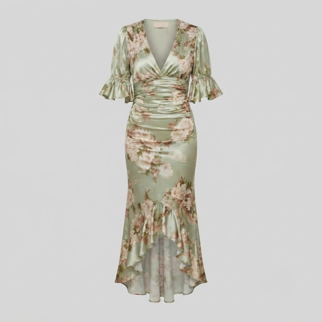 HANNAH | Maxi dress with floral print