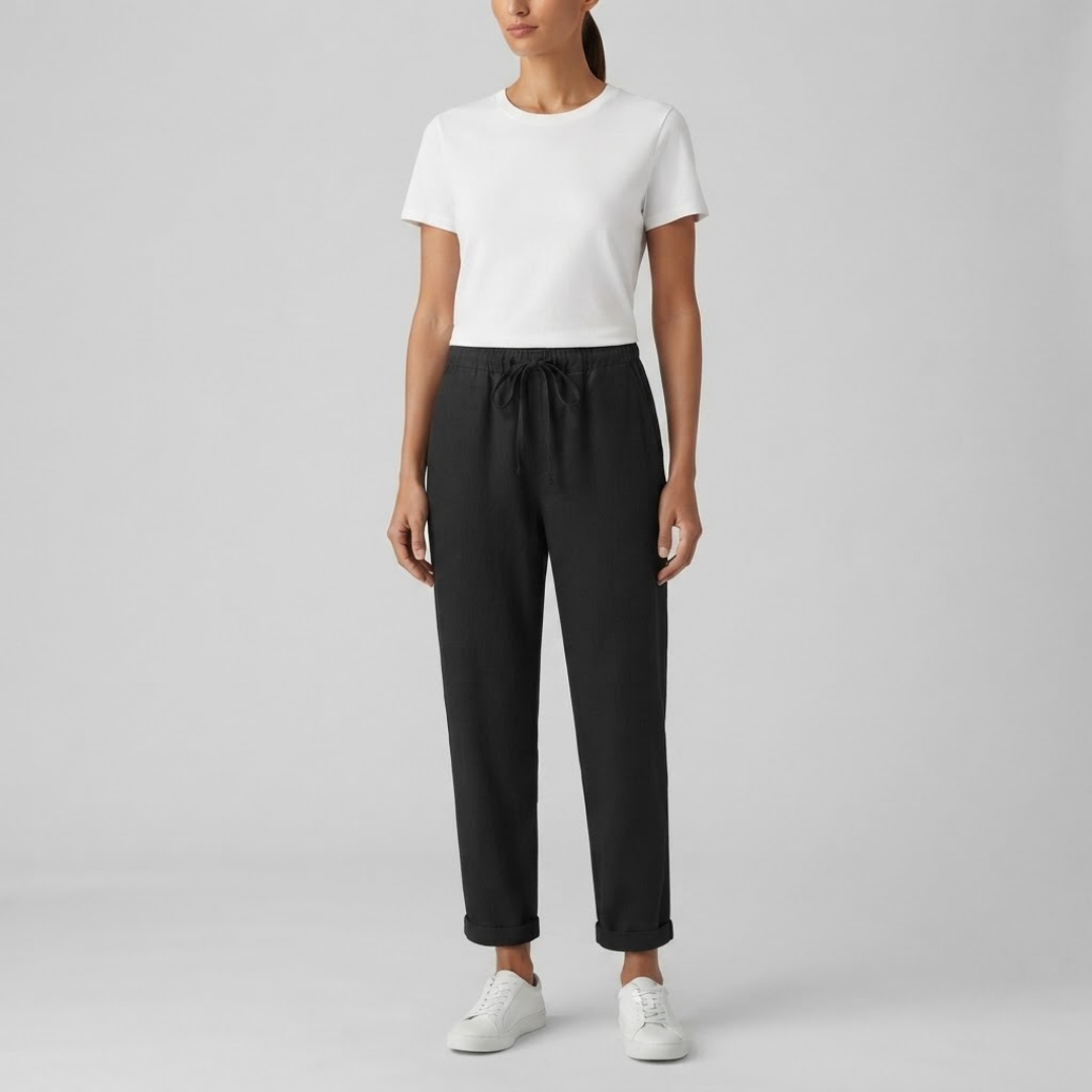JANELLE | Relaxed pants with wide-leg cut