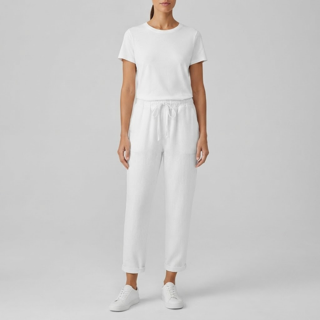 JANELLE | Relaxed pants with wide-leg cut