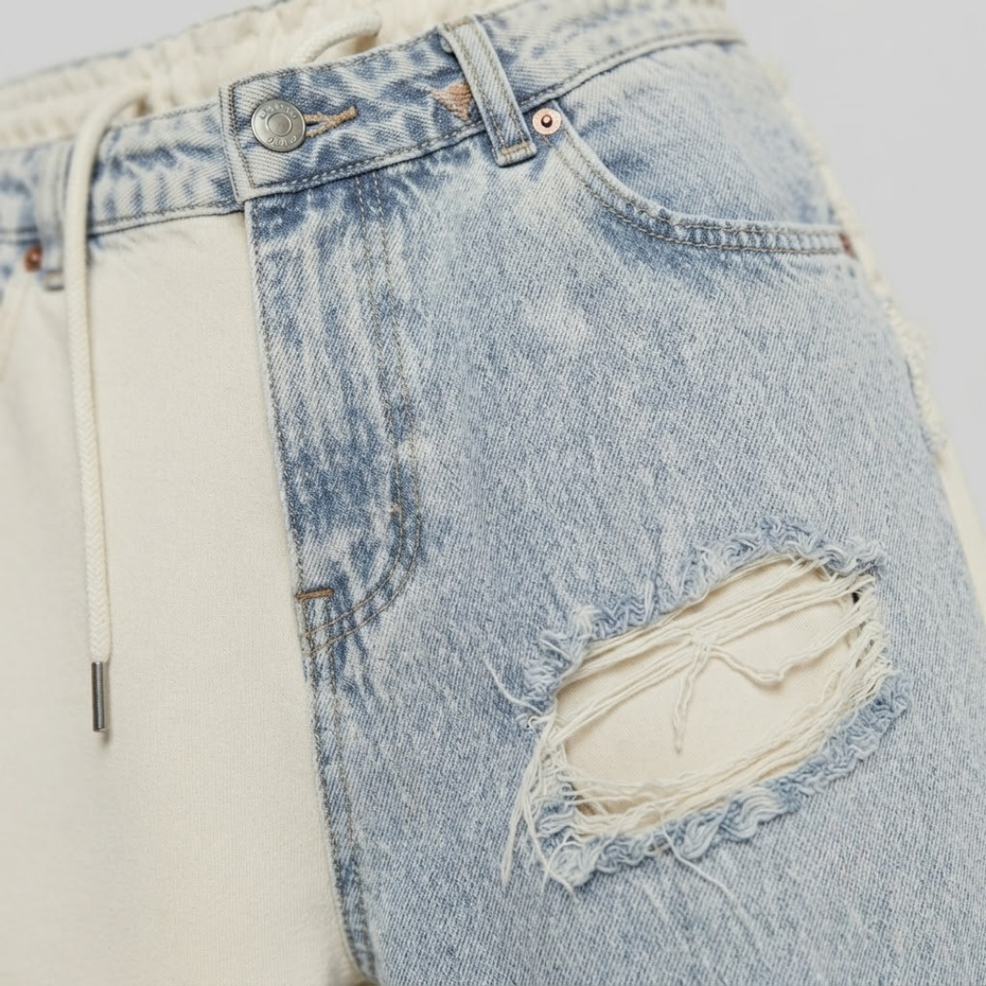 LILY | Baggy jeans with jogger insert