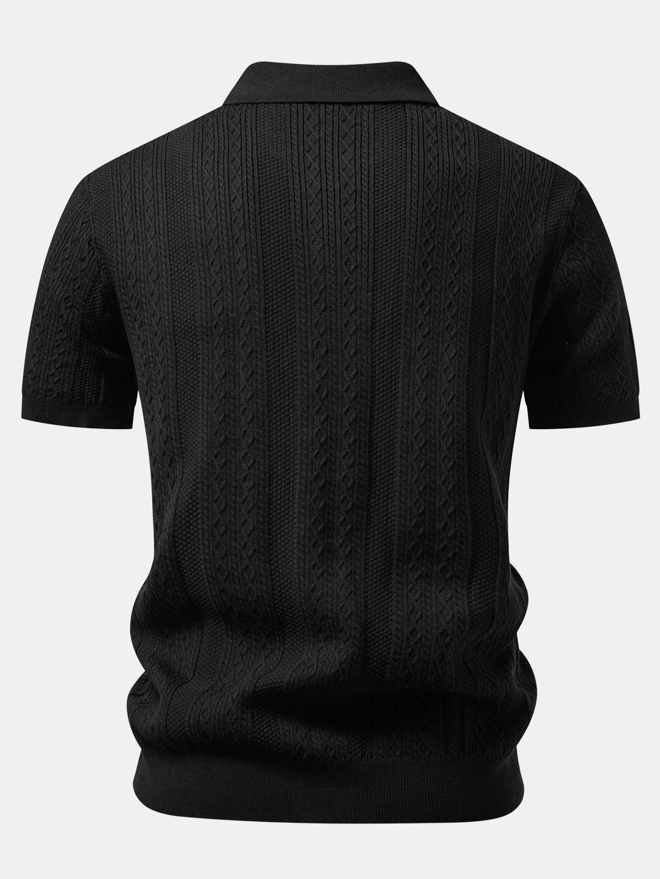 JASPER | Polo with geometric jacquard