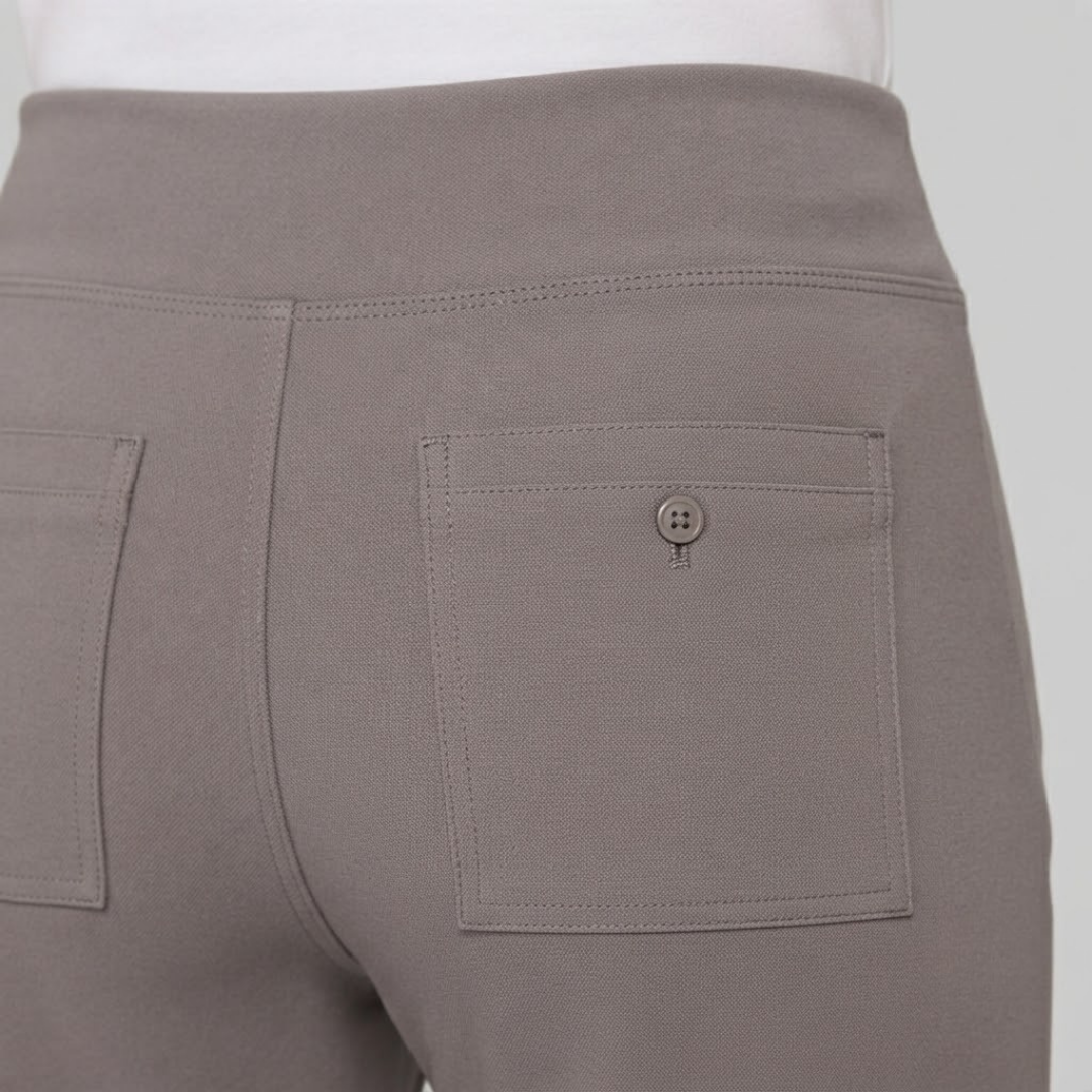 OLIVIA | Stretch pants with high-rise waist
