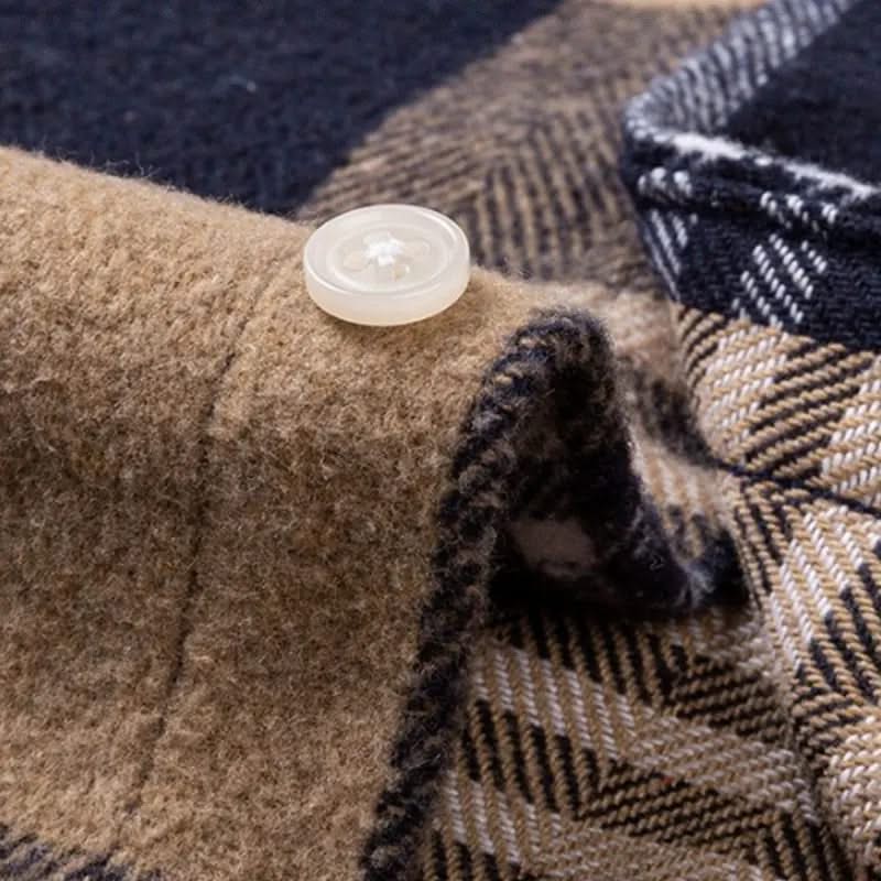 ELIJAH | Flannel shirt with button-down collar