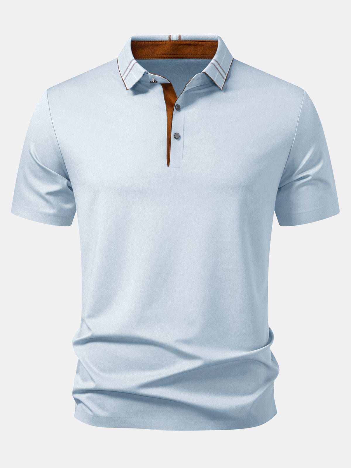 ELIJAH | Polo with plaid collar