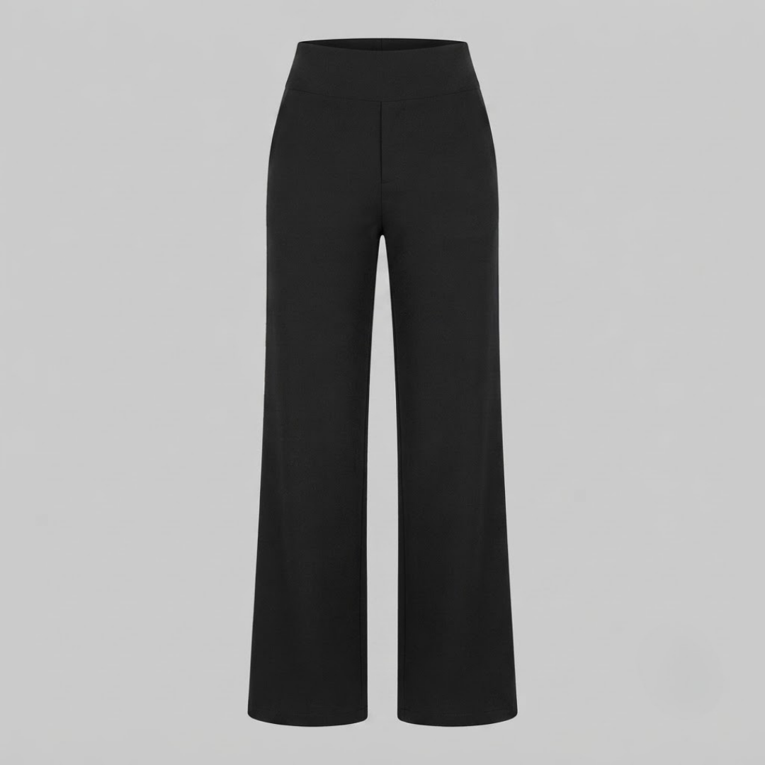 OLIVIA | Stretch pants with high-rise waist