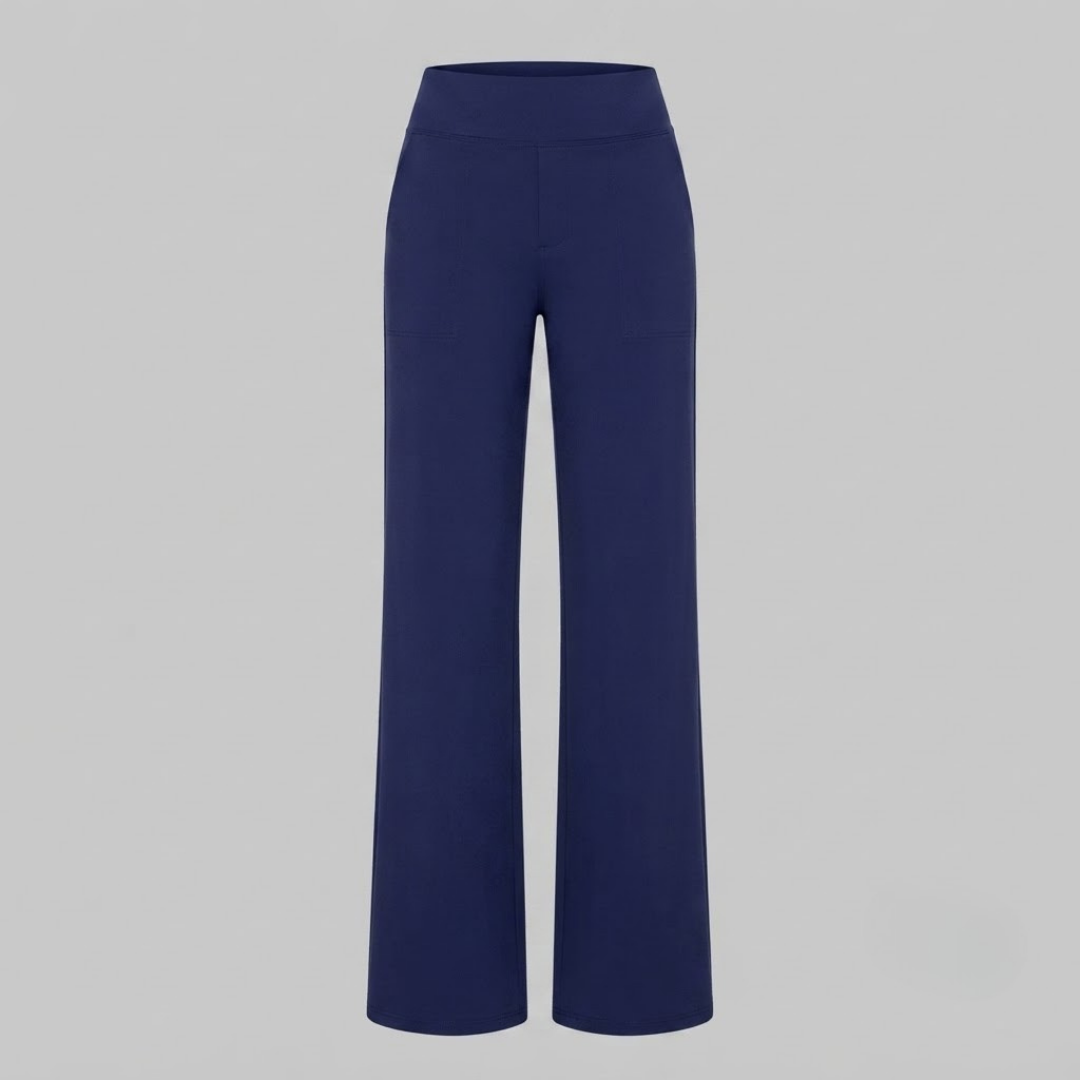 OLIVIA | Stretch pants with high-rise waist