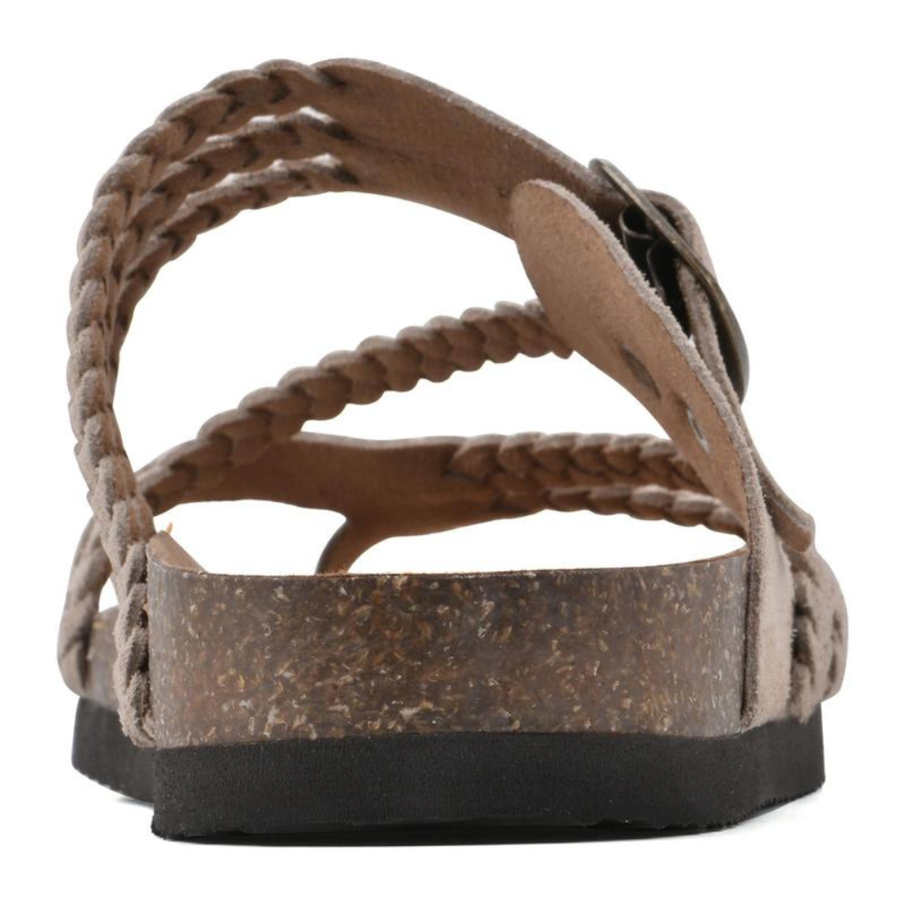 EVELYN | Braided sandals with cushioned footbed