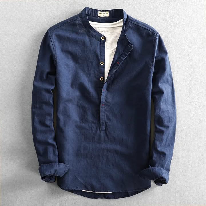 CORDEN | Shirt with mandarin collar