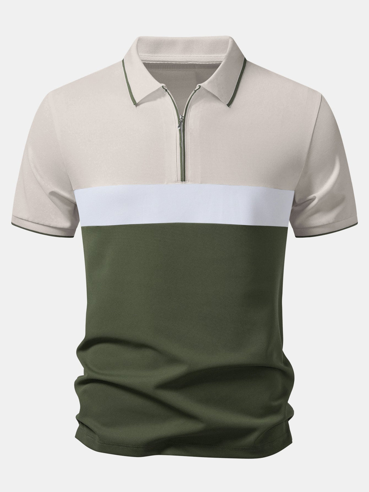 HENRY | Polo with zip neckline