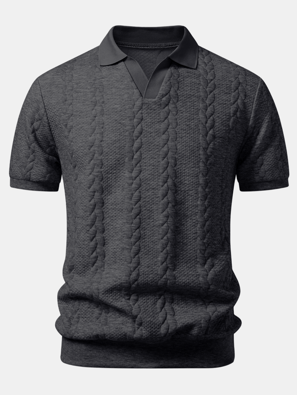 MADISON | Polo with V-neck