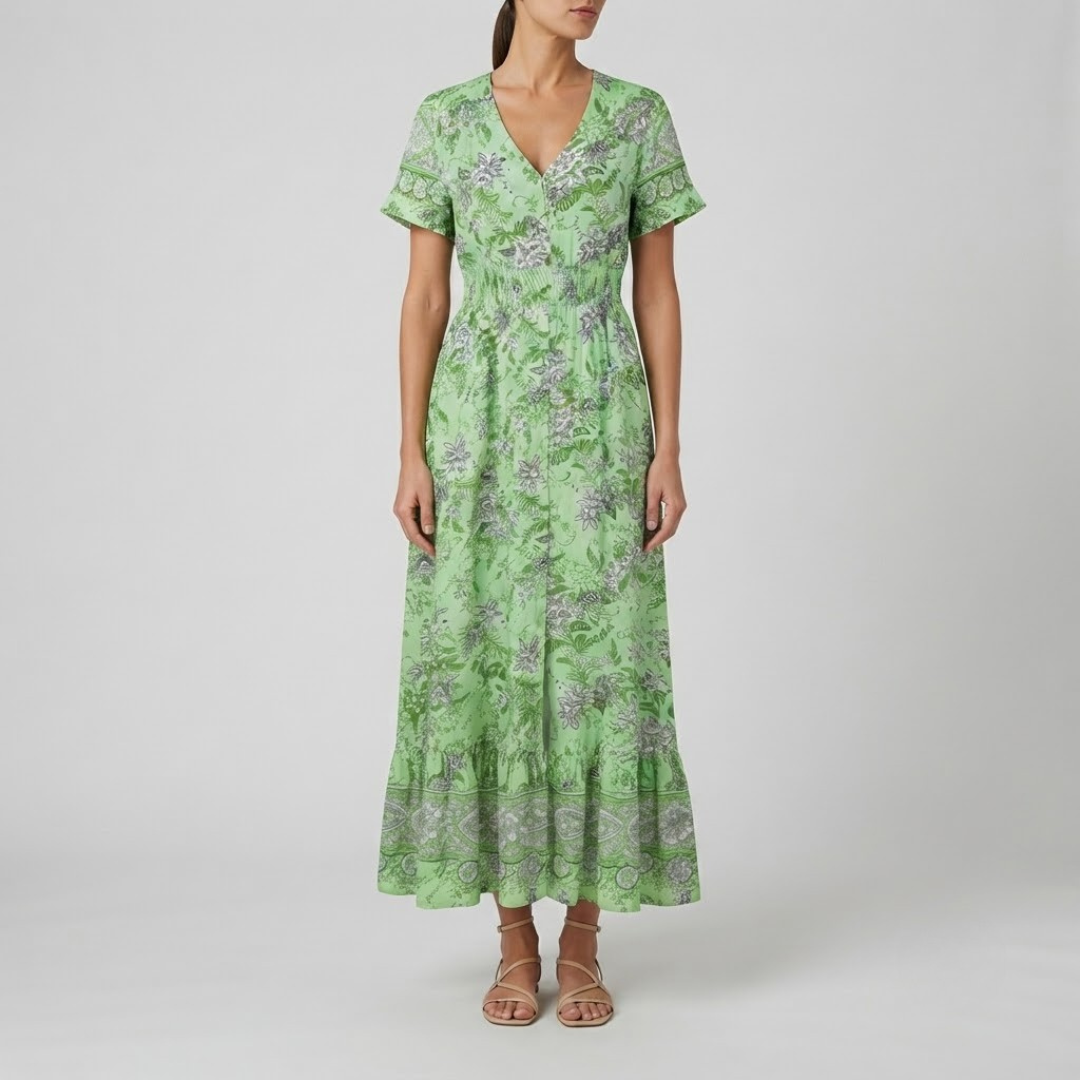 WIENA | Midi dress with floral print