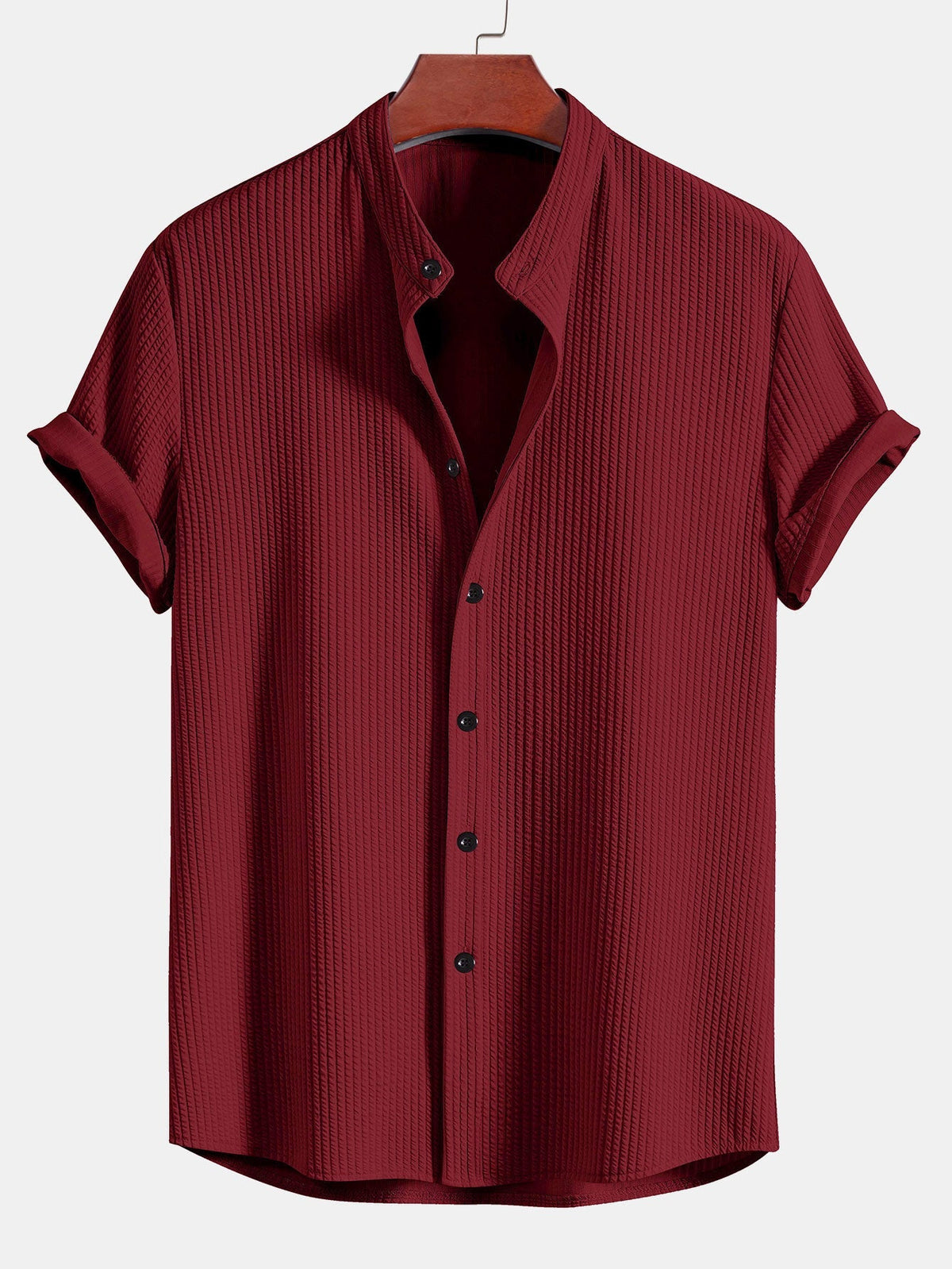 GRAYSON | Muscle fit shirt with stand collar