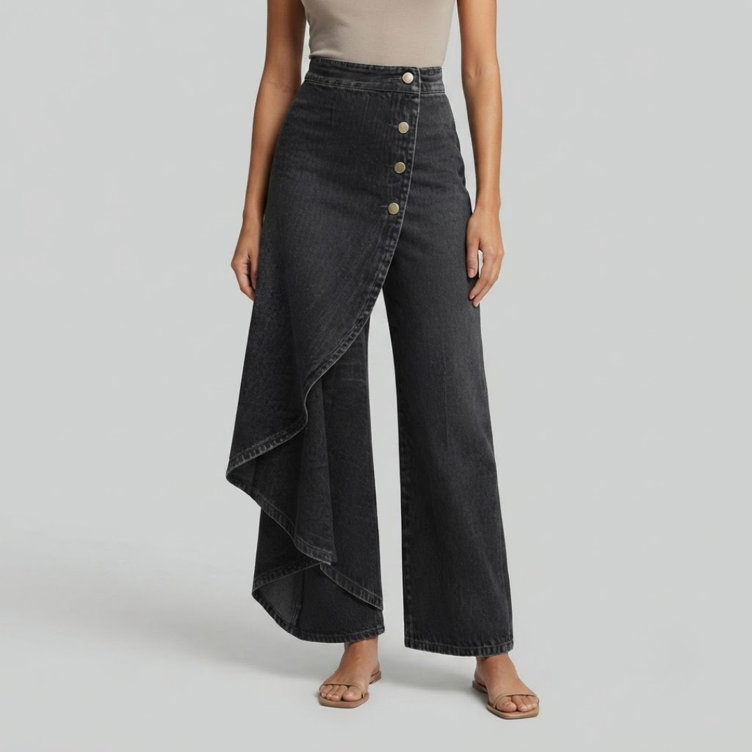 CHARLOTTE | Slim wrap jeans with stretch